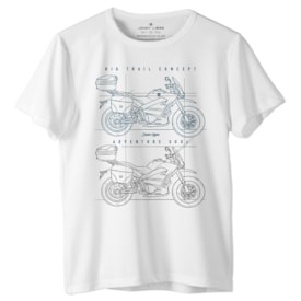 Camiseta Johny Libre Big Trail Project Branco