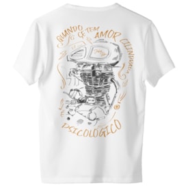 Segunda imagem do produto Camiseta Johny Libre Cilindrada Branco