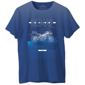 Camiseta Johny Libre Remap Azul