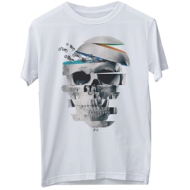 Camiseta Johny Libre Thinking In Moto Branco