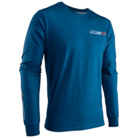 Camiseta Leatt Core Manga Longa Navy