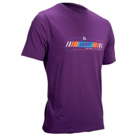 Camiseta Leatt Core Velvet Roxo
