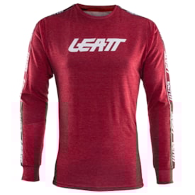 Segunda imagem do produto Camiseta Leatt Manga Longa Ruby Vermelho