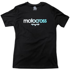 Camiseta Motivação Motocross Preto Verde
