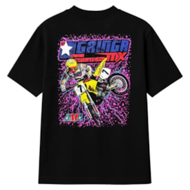 Segunda imagem do produto Camiseta Quebra Cava Gringa MX Suzuki Preto