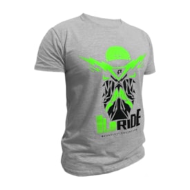 Segunda imagem do produto Camiseta Ride Mx Old Cinza