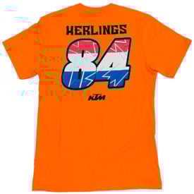 Camiseta Rider Jeffrey Herlings 84 Laranja