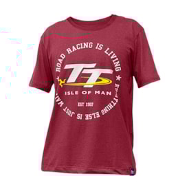 Camiseta Street Bike Isle Of Man Vermelho