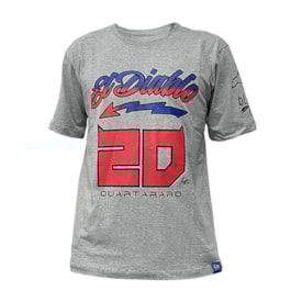 Camiseta Street Bike Quartararo 20 Cinza