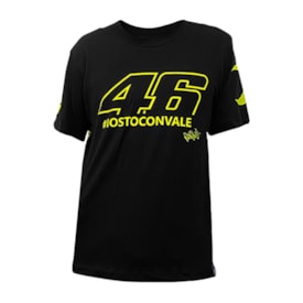 Camiseta Street Bike Valentino 46 Preto