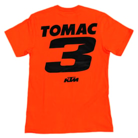 Segunda imagem do produto Camiseta Tomac KTM #3 Laranja