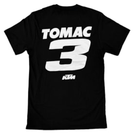 Segunda imagem do produto Camiseta Tomac KTM #3 Preto