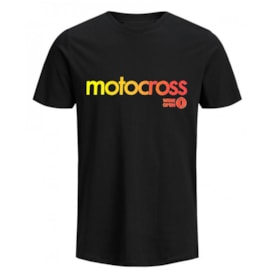 Camiseta Wide Motocross Preto