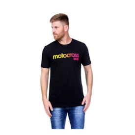 Camiseta Wide Open Motocross Preto