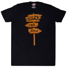 Camiseta Wide Open Pro Roia Preto
