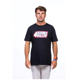 Camiseta Wide Open Stroke Killer Preto