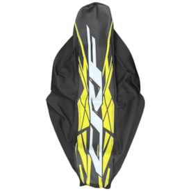 Capa de Banco Crf 230 5inco Revolution Preto Amarelo