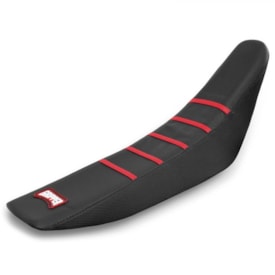 Capa De Banco Crf 230 Biker Gripper Preto Vermelho