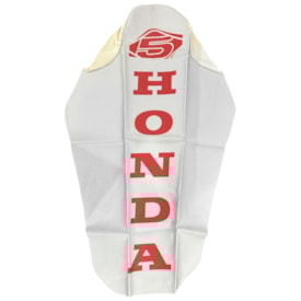 Capa de Banco Crf 230 Extreme Branco Vermelho