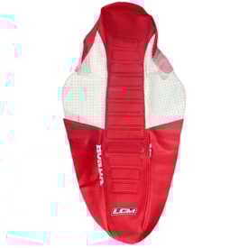 Capa de Banco Crf 230 Lcm Ultra Grip Vermelho Branco