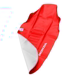 Segunda imagem do produto Capa de Banco Crf 250f - Crf 300f Antiderrapante Vermelho
