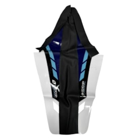 Capa de Banco Dr 350 One Preto Azul