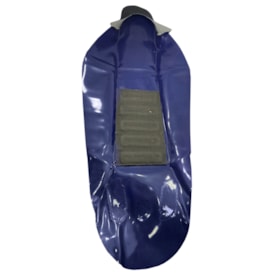 Segunda imagem do produto Capa de Banco Ktm Exc 20/21 - Excf 20/21 Zombie Vulcanizada Azul Laranja