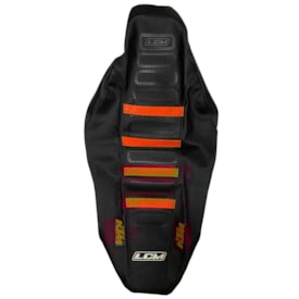 Capa De Banco Lcm Ktm Excf 06/16 - Sxf 06/15 - Xcf 06/15 Preto Laranja