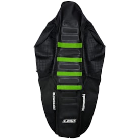 Capa de Banco Lcm Kxf 250 11/15 - Kxf 450 11/15 Balbi Replica Preto Verde