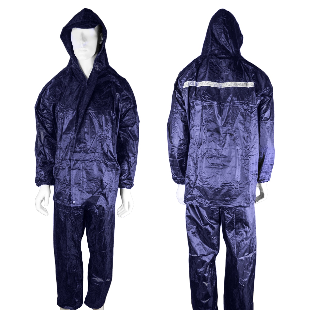 Capa de Chuva Elite Conjunto Calça e Jaqueta Azul