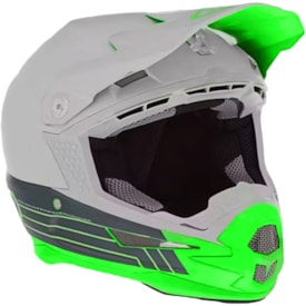 Capacete 6d Atr1 Split Cinza Verde