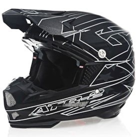 Segunda imagem do produto Capacete 6d Atr2 Patriot Preto