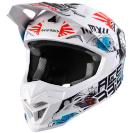 Capacete Acerbis Profile 4 Branco Azul