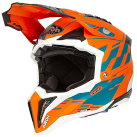 Capacete Airoh Aviator 3 Rampage Laranja