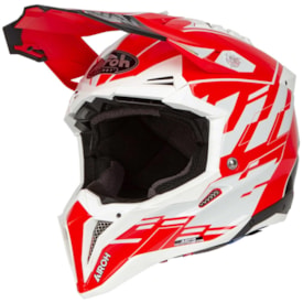 Capacete Airoh Aviator 3 Rampage Vermelho