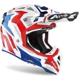 Segunda imagem do produto Capacete Airoh Aviator Ace Swoop Vermelho Azul