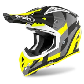 Capacete Airoh Aviator Ace Trick Amarelo