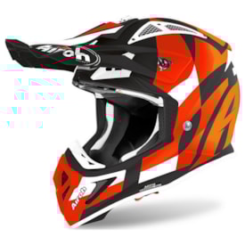 Capacete Airoh Aviator Ace Trick Laranja