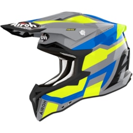 Capacete Airoh Strycker Glam Cinza Fluor