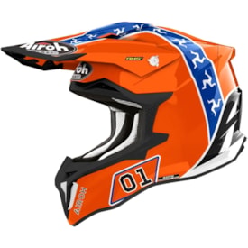 Capacete Airoh Strycker Hazzard Laranja