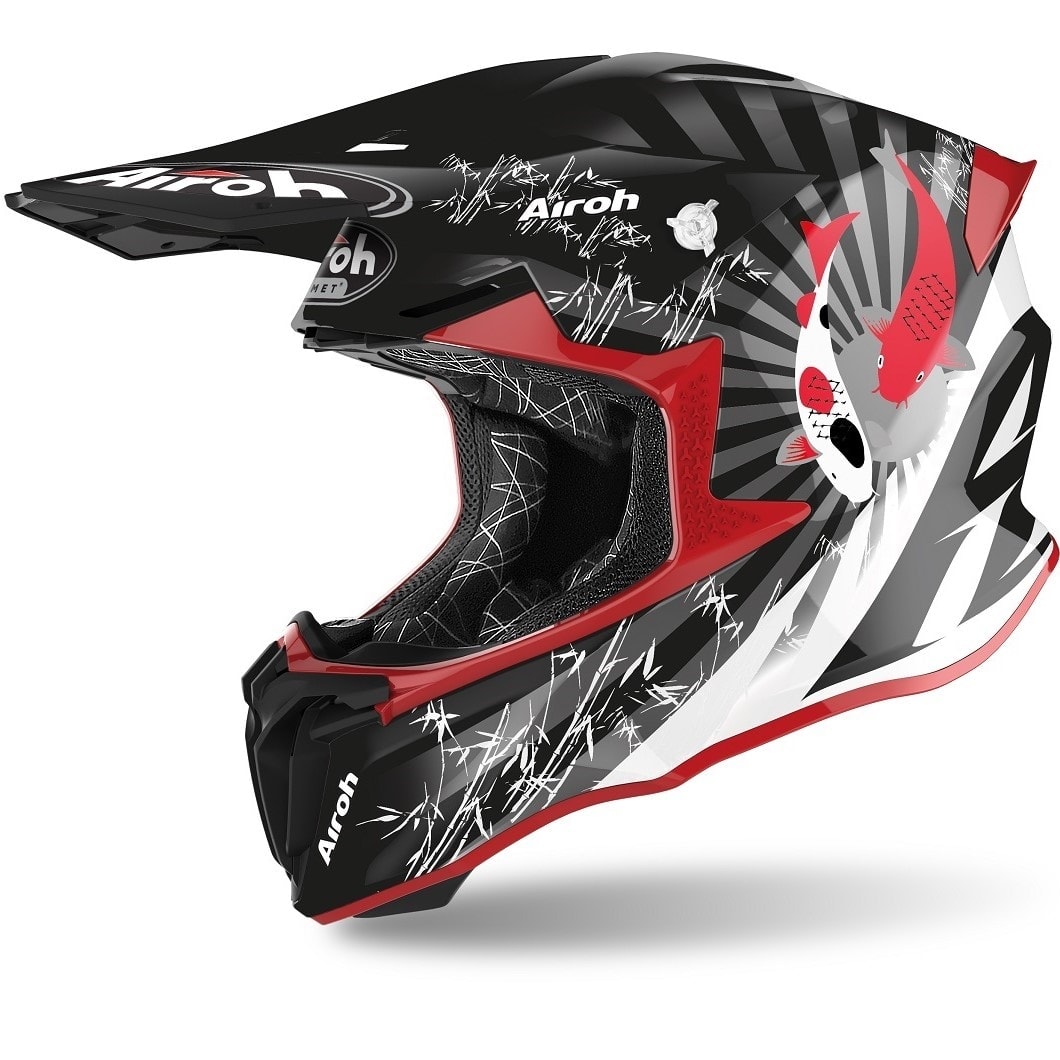 Airoh フルフェイス ヘルメット KATANA Capacete Airoh Twist 2.0 Katana Vermelho