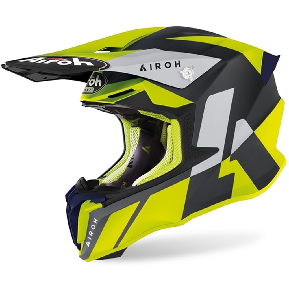 Airoh twist2 アイローツイスト XXL Capacete Airoh Twist 2.0 Lift Amarelo Fluor