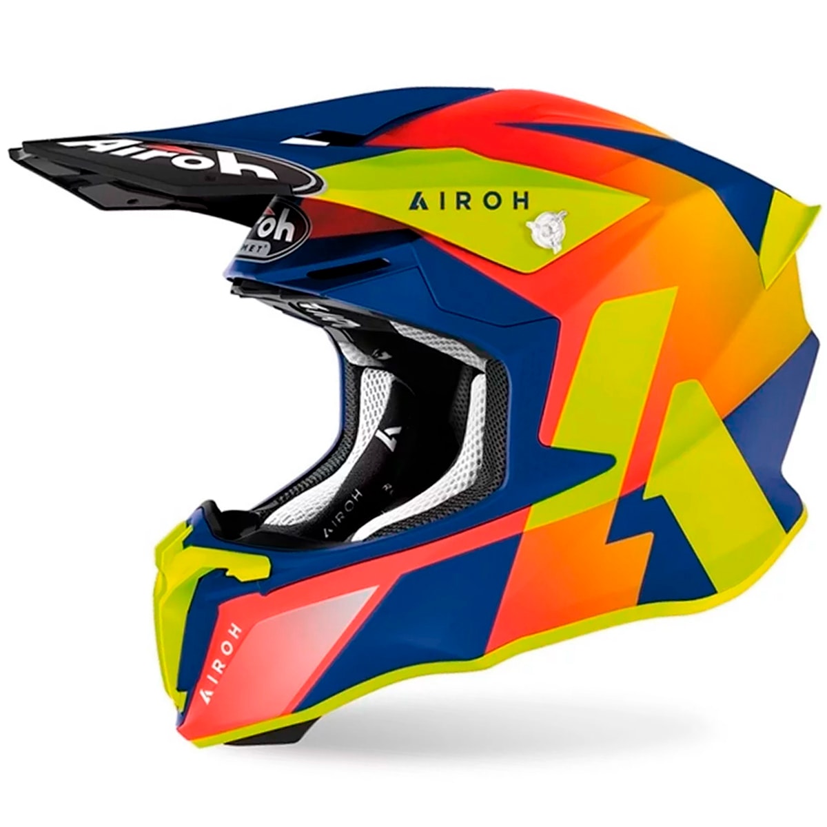 セキュリティ・セーフティ Airoh Capacete Airoh Twist 2.0 Lift Azure Amarelo Azul