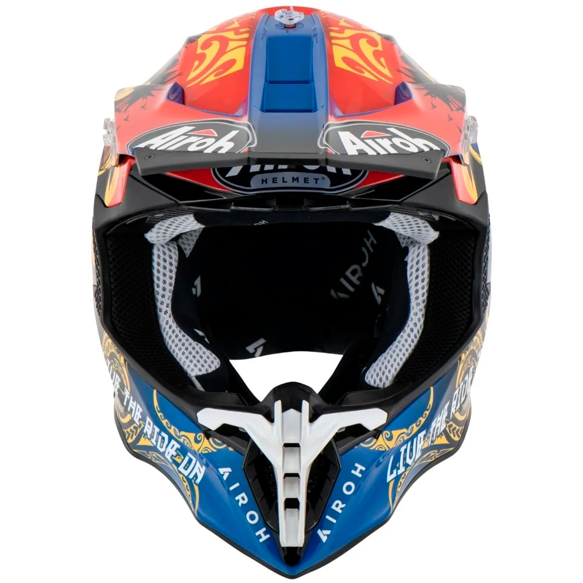 Capacete Airoh Twist 2.0 Tiki Vermelho Azul