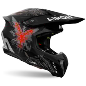 Segunda imagem do produto Capacete Airoh Twist 3 Arcade Preto Fosco