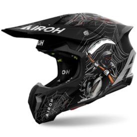 Capacete Airoh Twist 3 Arcade Preto Fosco