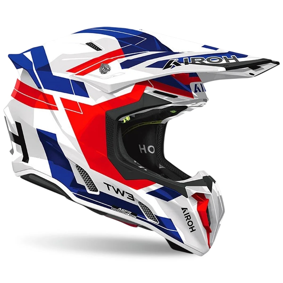 Segunda imagem do produto Capacete Airoh Twist 3 Dynasty Azul Vermelho