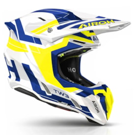 Segunda imagem do produto Capacete Airoh Twist 3 Dynasty Branco Fluor