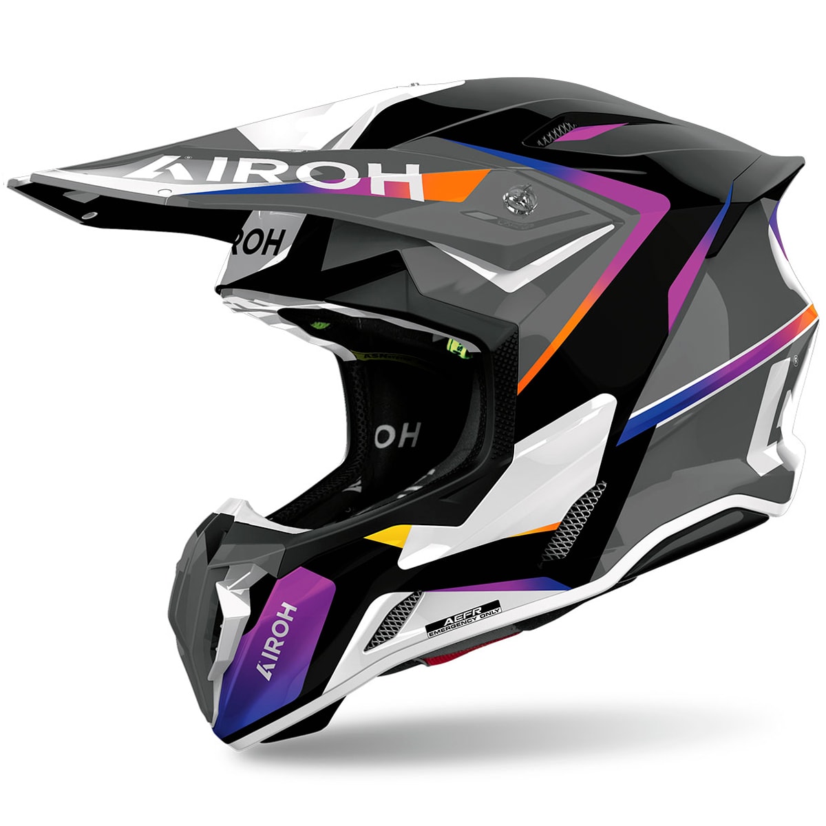Capacete Airoh Twist 3 Hustle Cinza