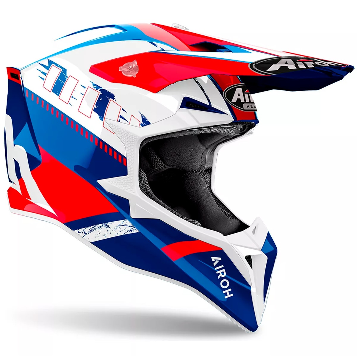 Segunda imagem do produto Capacete Airoh Wraaap Feel Azul Vermelho